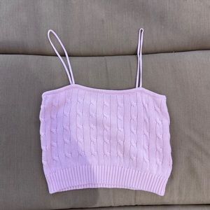 Pink Brandy Melville crop top